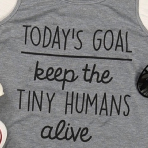 🦋 ONE LEFT 🦋 Gray Racerback Tank Top - Picture 3 of 6